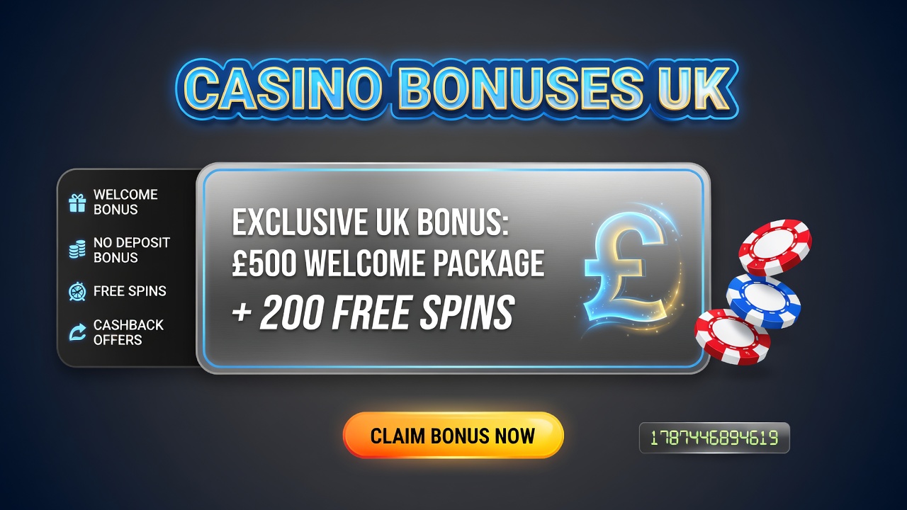 Player reviewing bonus terms on a UK casino platform