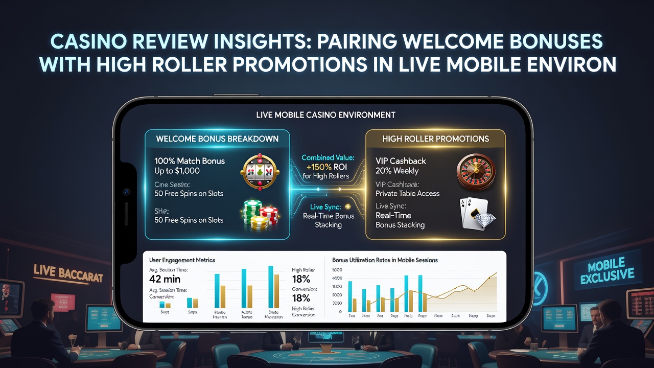 High roller VIP live dealer table accessible via mobile device with bonus indicators visible