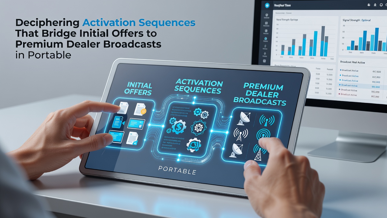 Close-up of portable device screen showing live dealer broadcast after bonus activation