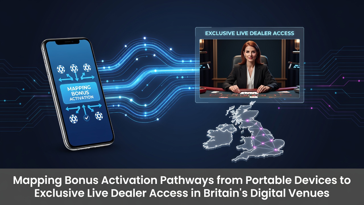Mobile device displaying casino bonus activation screen connected to live dealer interface
