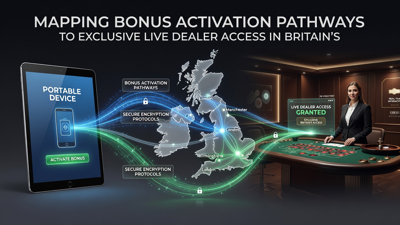 Live dealer table interface on tablet showing VIP access pathway from mobile bonus