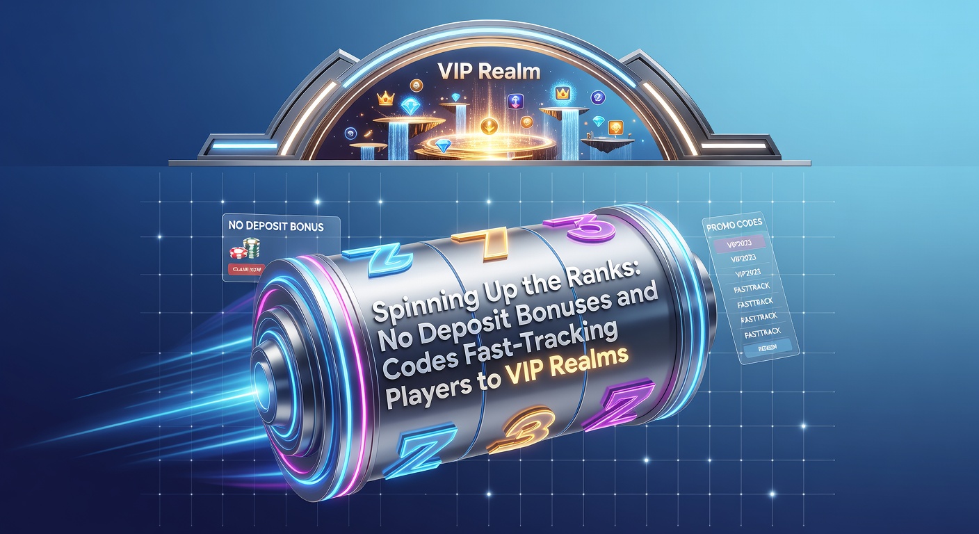 Digital graphic showing a player rocketing up a glowing VIP ladder fueled by spinning bonus icons and code keys